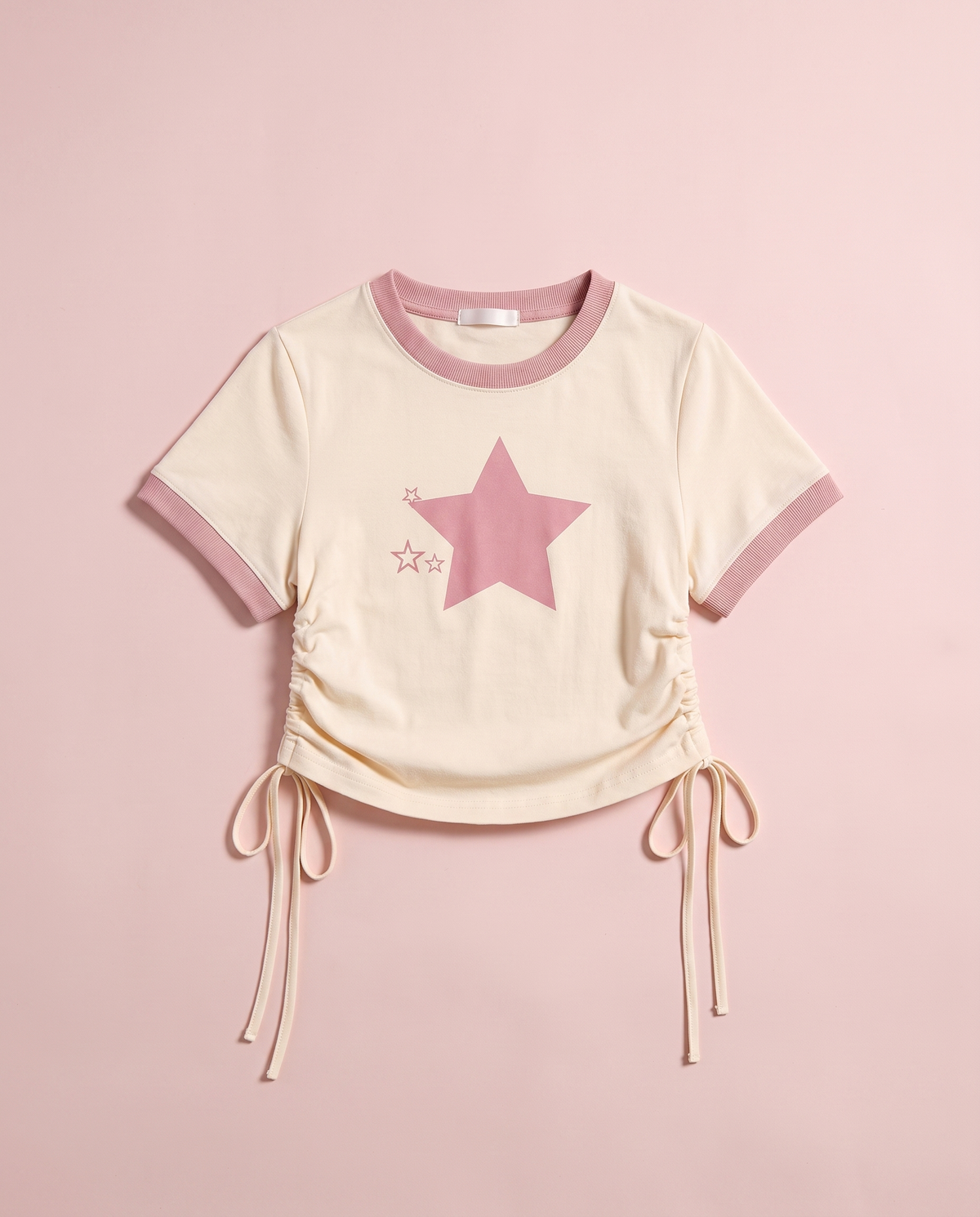 Kawaii Cargo Pants & Tee Matching Set Puppy, Rabbit & Star