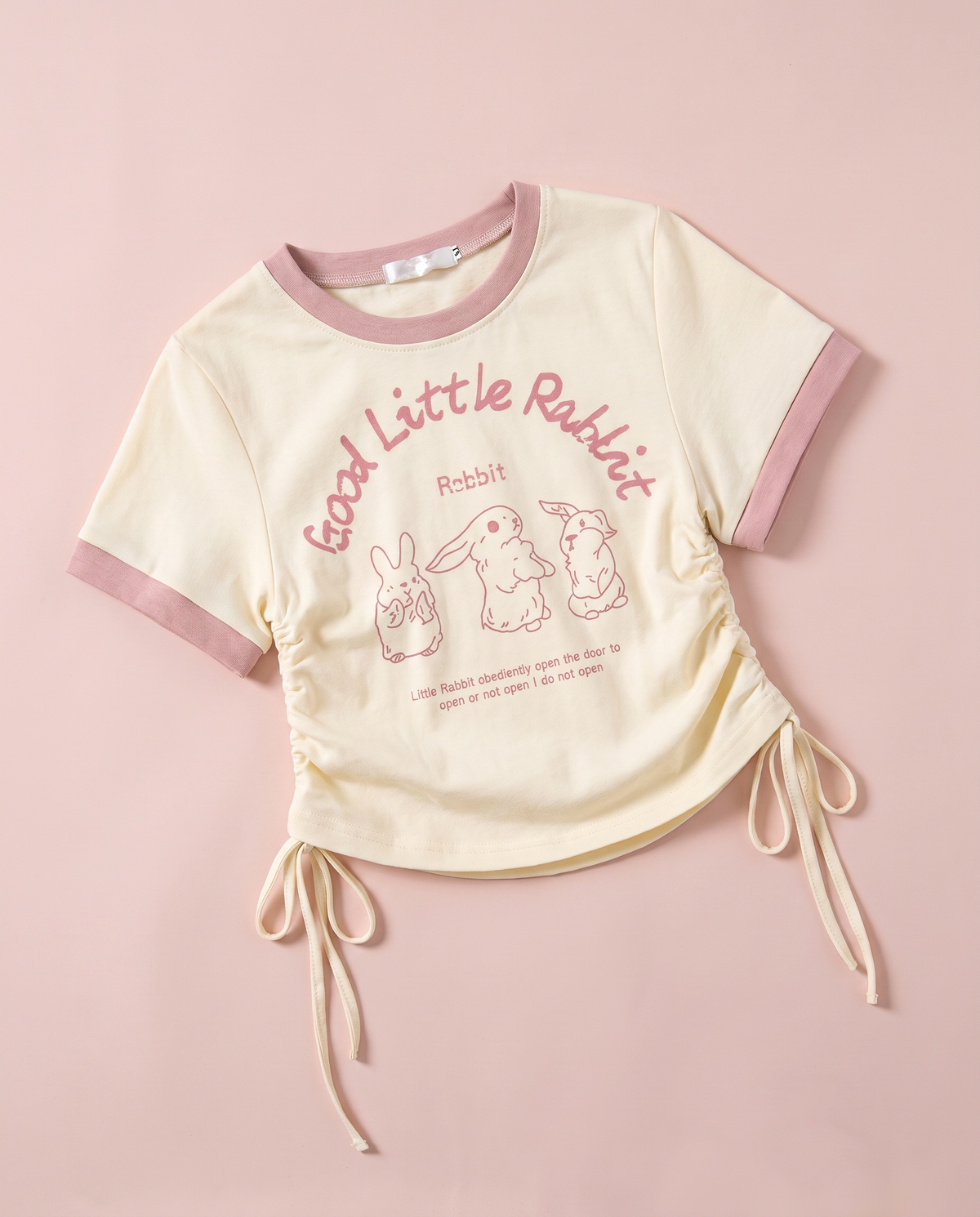 Kawaii Cargo Pants & Tee Matching Set Puppy, Rabbit & Star