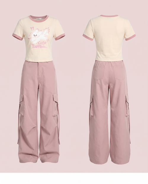 Front and back fit view of the matching set