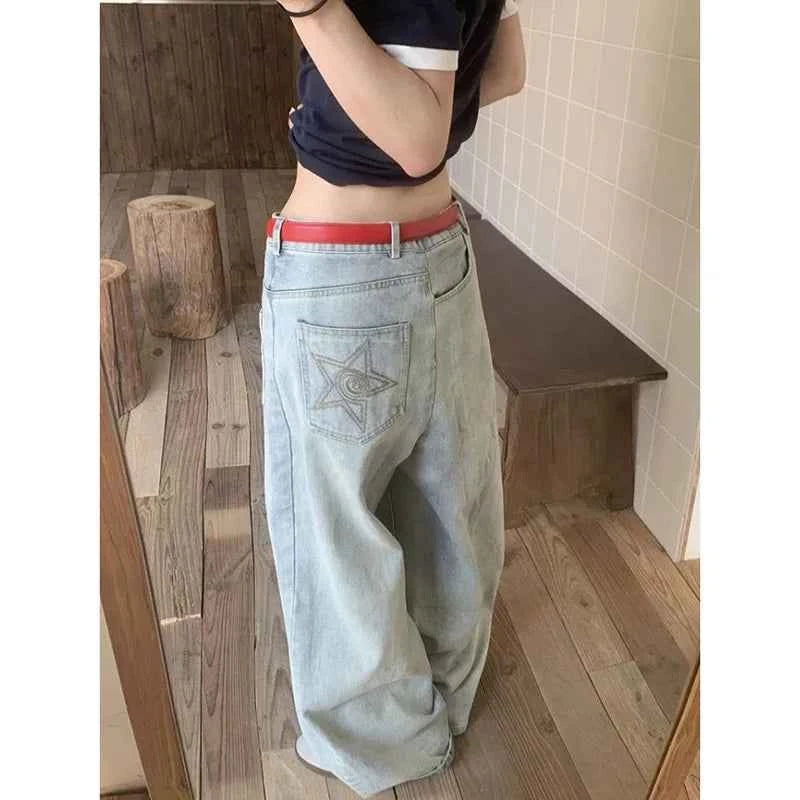 High Waist Blue Jeans for Women