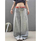 High Waist Blue Jeans for Women