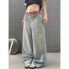 High Waist Blue Jeans for Women