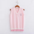 Japanese Style Rabbit Knit Vest