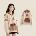 Kawaii Bear Japanese Hoodie for Women