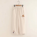 
Beige bear pants