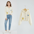 Kawaii Fashion Butterfly Embroidered Hoodie
