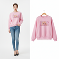 Kawaii japanisches pinkes Cartoon-Sweatshirt