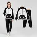Japanischer Cartoon Süßes Hoodie- und Hosen-Set