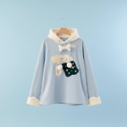 Japanischer lässiger Kapuzenpullover mit Kordelzug