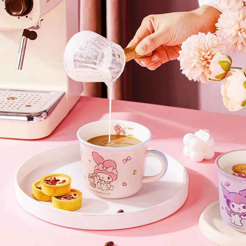 Kuromi Pink Ceramic Mug - Cute and Stylish Drinkware Design