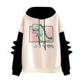 Kawaii Dinosaur Sweatshirt with 3D Spikes