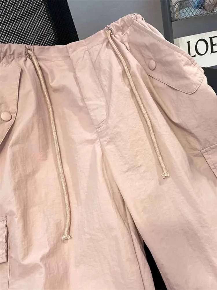 Pink Kawaii Cargo Pants for Cute Style