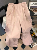 Pink Kawaii Cargo Pants for Cute Style