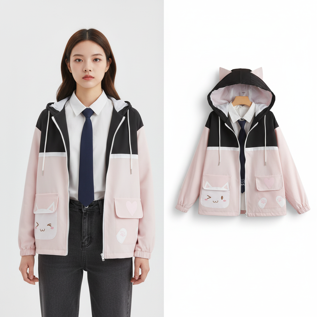 Soft Girl Herbst Japanischer Cardigan
