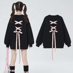 Sweet Ribbon Hoodie Oberteile im japanischen Stil