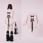 Sweet Ribbon Hoodie Oberteile im japanischen Stil