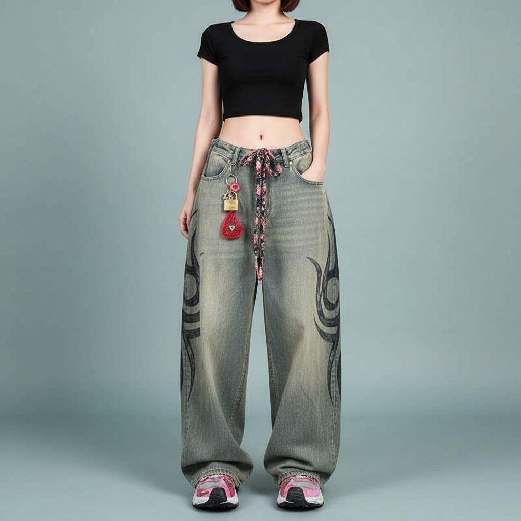 Tattoo Jeans - Modelo sola