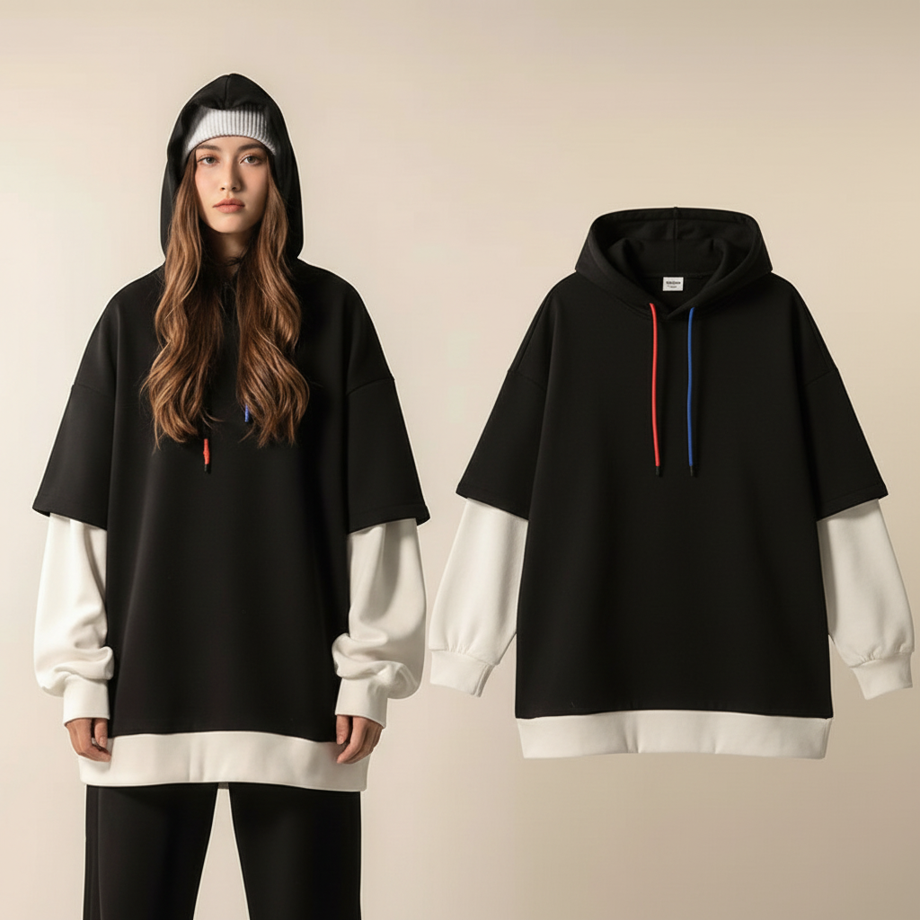 Automne Hiver Unisexe Pull à Capuche Décontracté