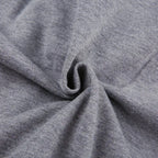 Close-up of soft gray fabric texture for cute Korean style streetwear top by Vusy Kawai Shop