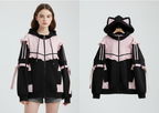 Kawaii Katzenohren-Kapuzenpulli für Damen mit Ohren