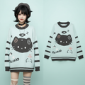 Kawaii Cat Sweater for Women Cute Cozy