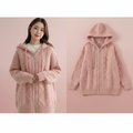Korean Style Women's Oversized Knitted Jacket Korean Style