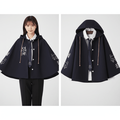 only navy blue coat