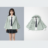 
only green coat