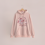 Harajuku Cute Print Sweatshirt Pink Hoodie