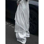 White Cargo Jeans for Women Trendy Style