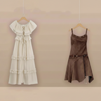Summer Sleeveless Denim Dress Set Two Piece Outfit - Vusy Kawaii Shop