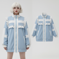 Layered Coat for Girls Cute Ruffle Detail
