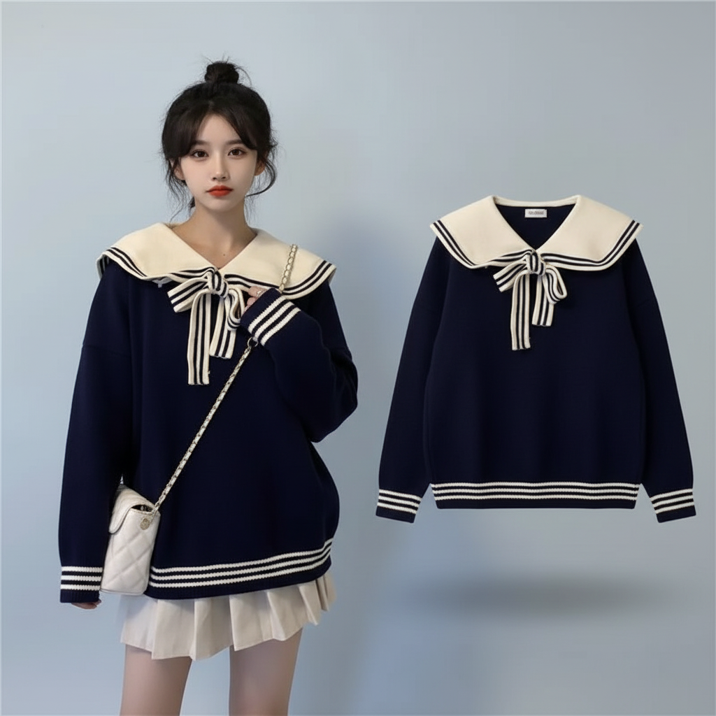 Nouveaux Pulls Coréens Tendance
