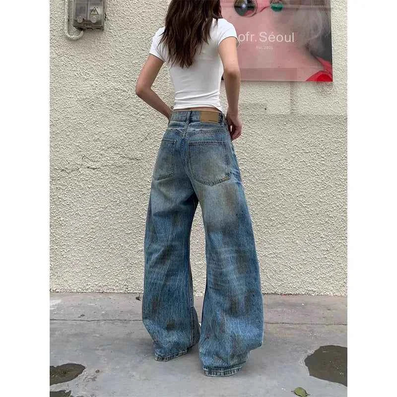 High Waisted Wide Leg Jeans