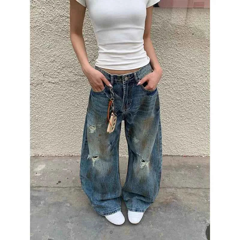 High Waisted Wide Leg Jeans