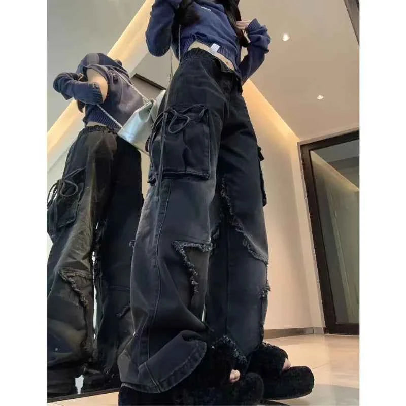 Vintage Wide Leg Jeans for Women